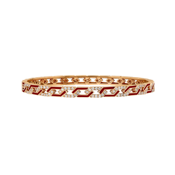 Fizzy Rebel Bracelet With Diamonds - Red
